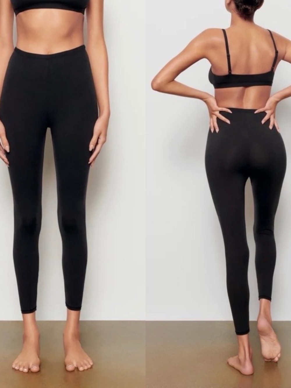 Skims Fits Everybody Black Leggings Size XL